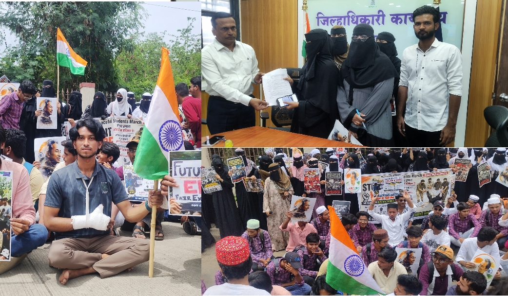 सोनम वांगचुक यांच्यावरील कारवाईचा बीडमध्ये निषेध; विद्यार्थ्यांचे जिल्हाधिकाऱ्यांना निवेदन